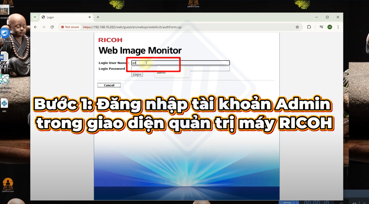 cài scan email máy photo ricoh