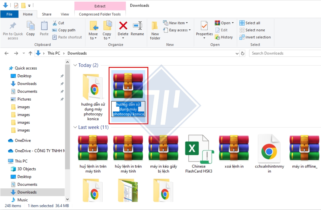 nén file zip​