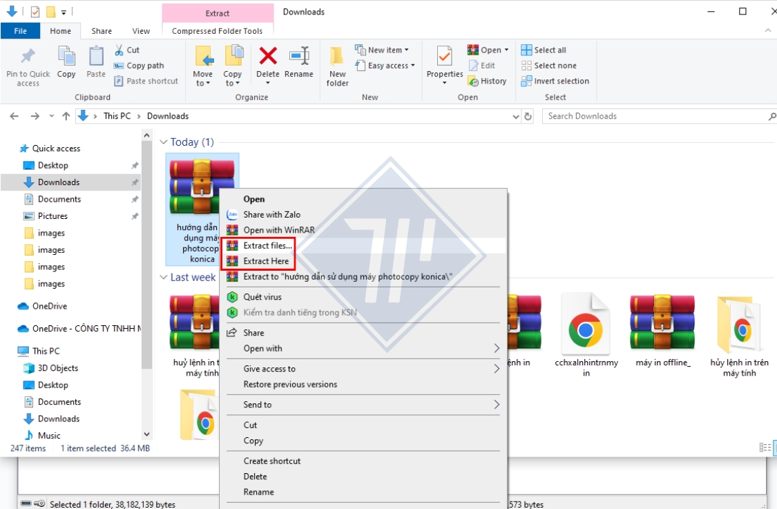 file zip là gì​