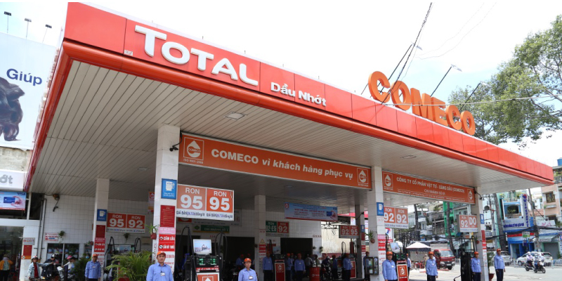 cây xăng gần đây mở cửa​