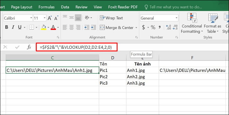 cách chèn ảnh vào đúng ô trong excel