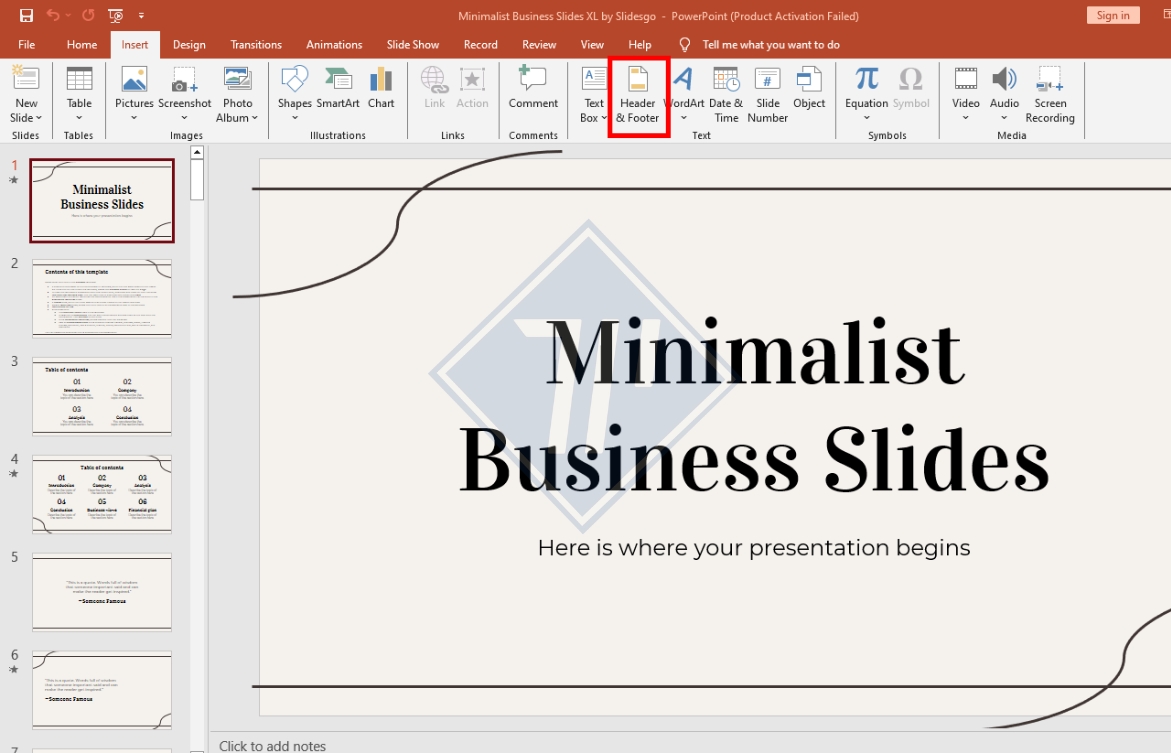 cách chỉnh in powerpoint