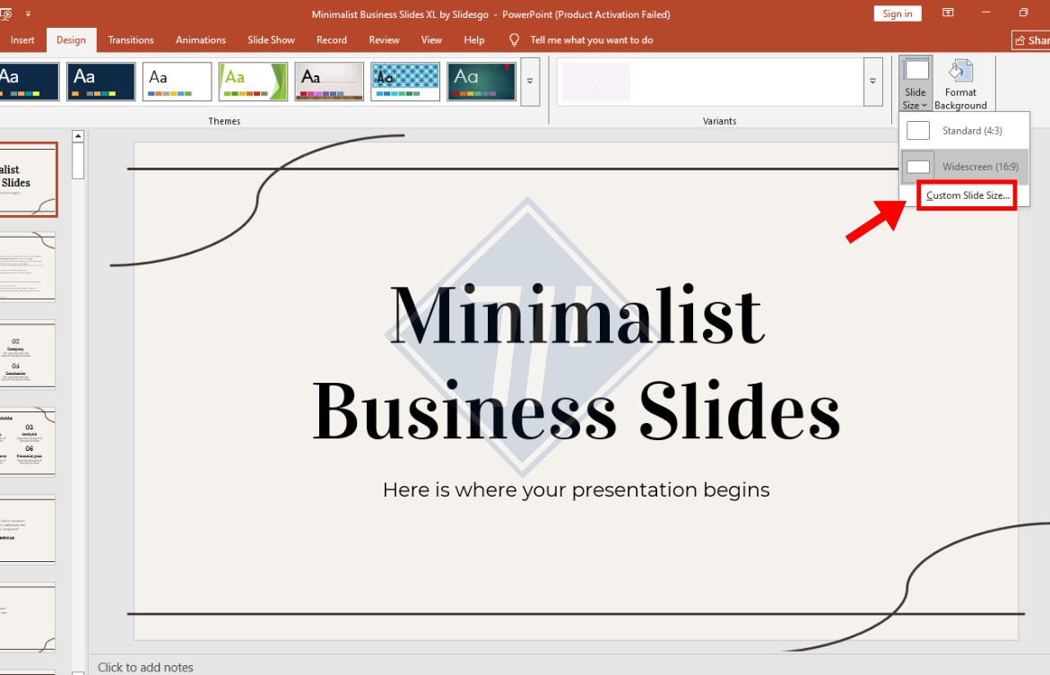 cách in các slide trong powerpoint
