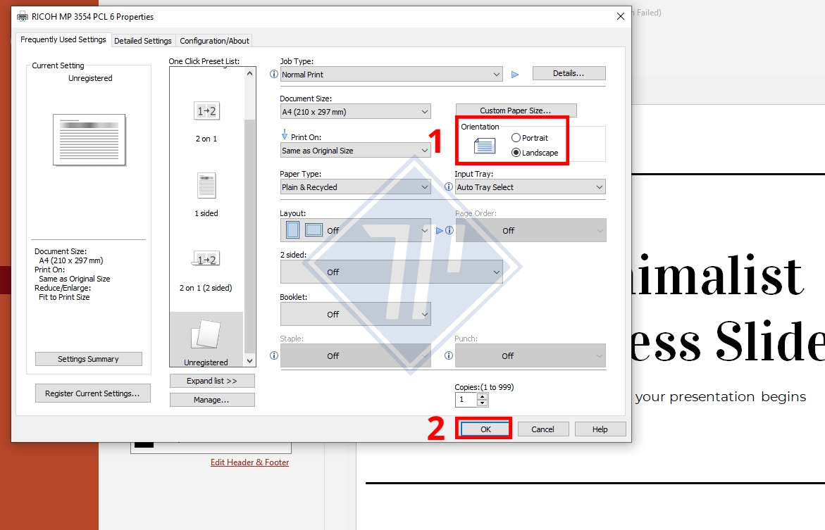 hướng dẫn cách in powerpoint có ghi chú