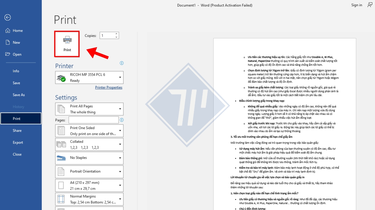Cách in nhiều file Word cùng lúc bằng cách Merge Documents