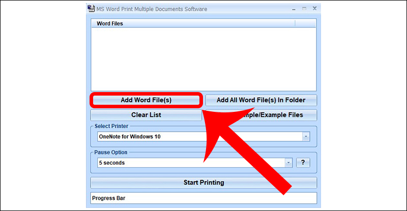 Cách in nhiều file Word cùng lúc MS Word Print Multiple Documents Software