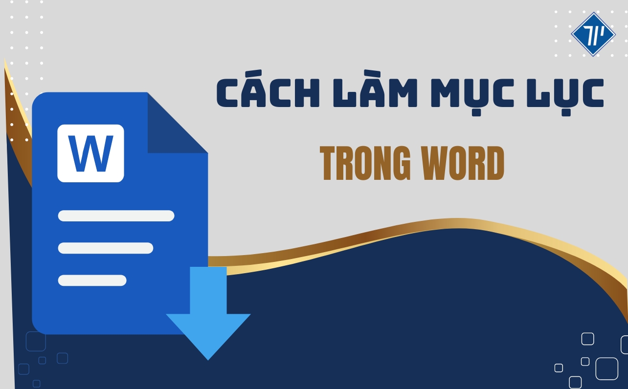 cách làm mục lục trong word