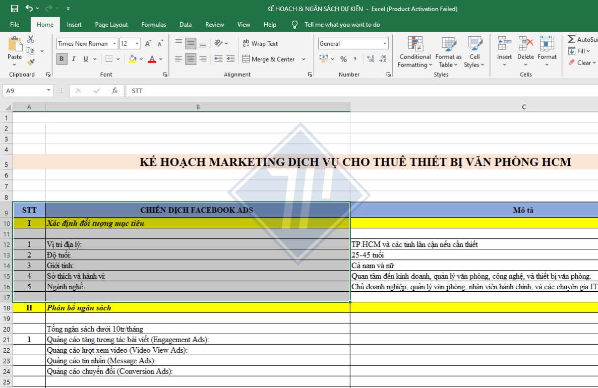 chọn vùng in trong excel​