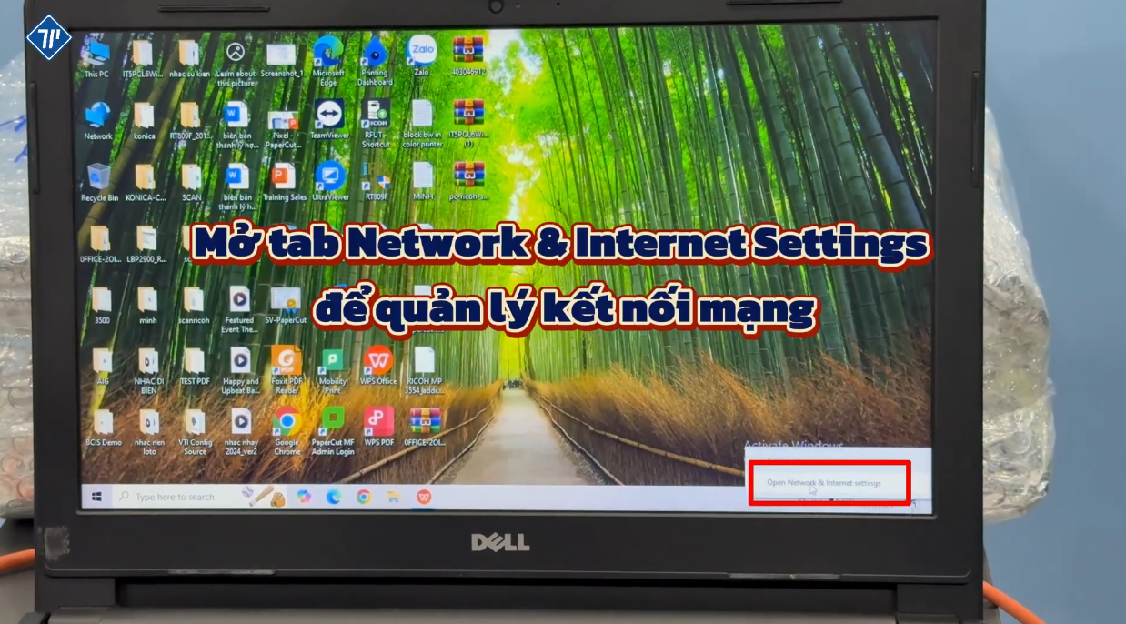 kết nối trực tiếp máy photocopy ricoh với máy tính laptop