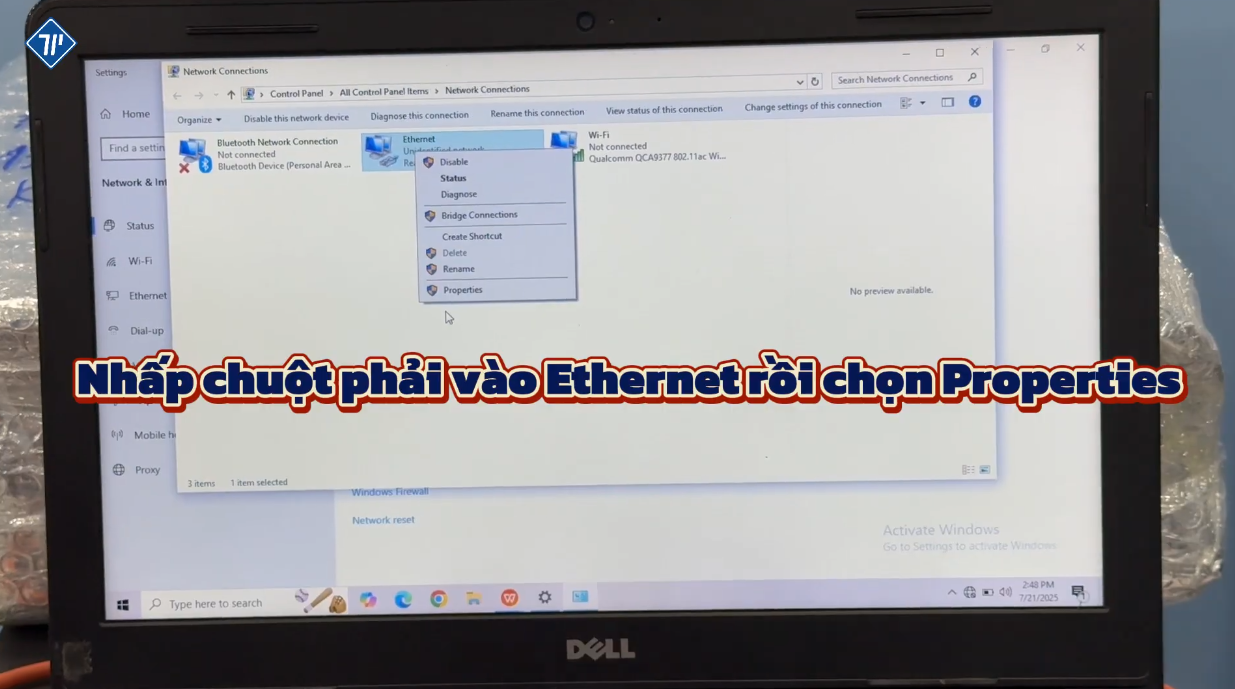 kết nối trực tiếp máy photocopy với máy tính laptop