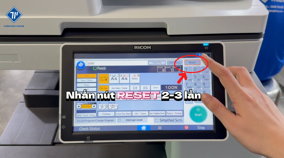 hướng dẫn cách kiểm tra nhiệt độ của lô sấy máy photocopy