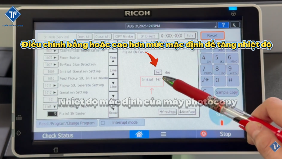 các cách kiểm tra lô ép lô sấy máy photo