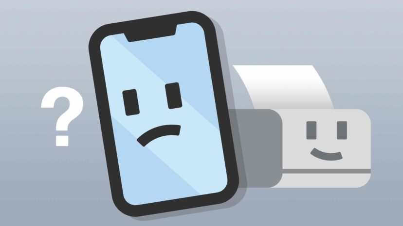 không tìm thấy máy in