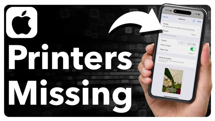 không tìm thấy máy in trong mạng wifi