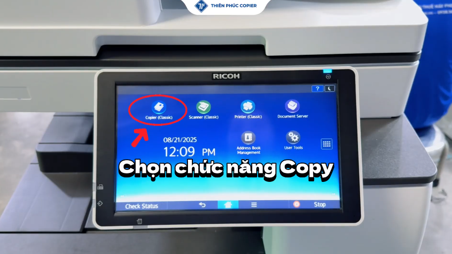 lỗi sống mực trên máy photo