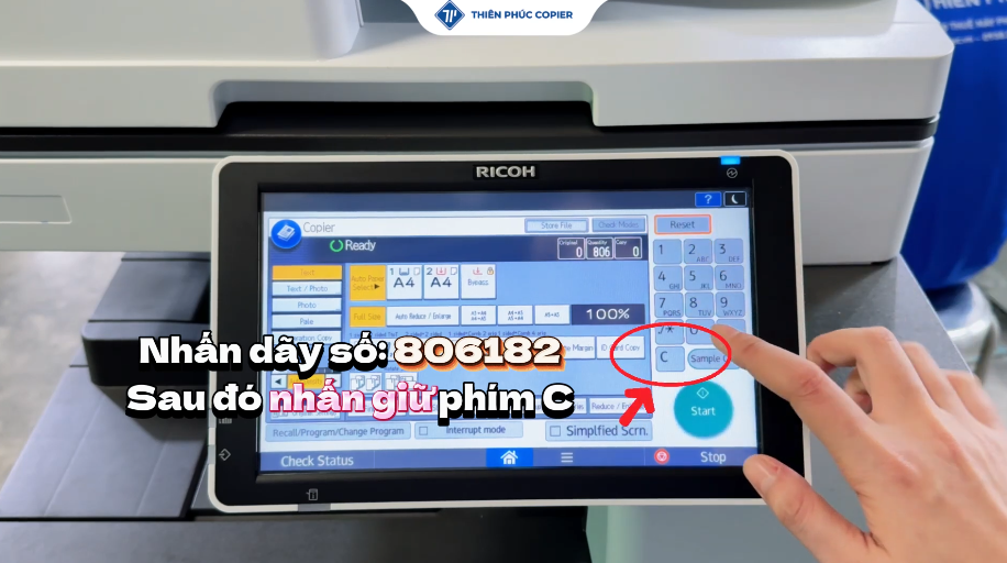 khắc phục lỗi sống mực trên máy photocopy ricoh
