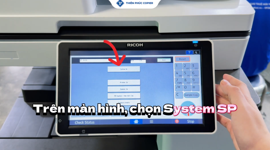 sửa lỗi sống mực trên máy photocopy