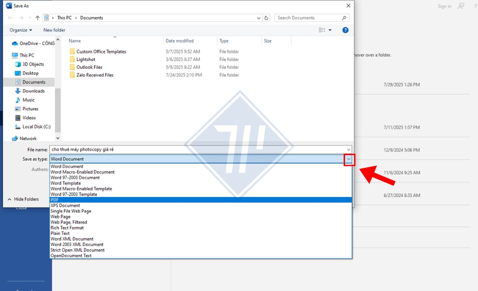 cách chuyển PDF sang Word không lỗi font