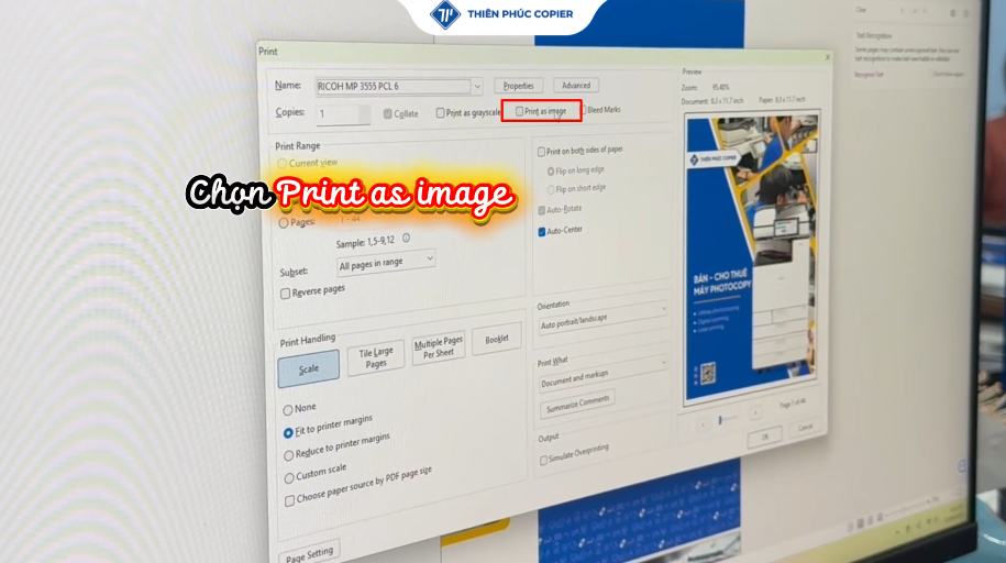 Khắc phục máy in chậm với file PDF, catalogue